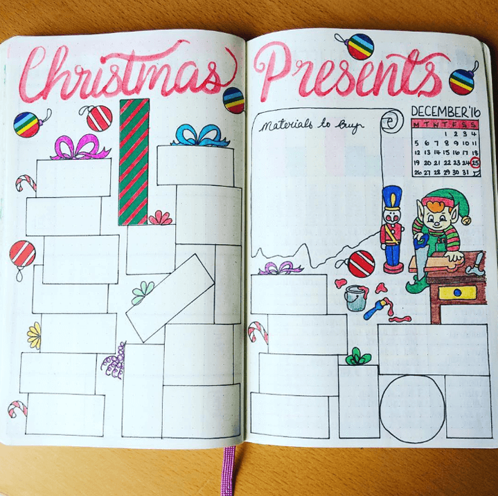 christmas gift tracker