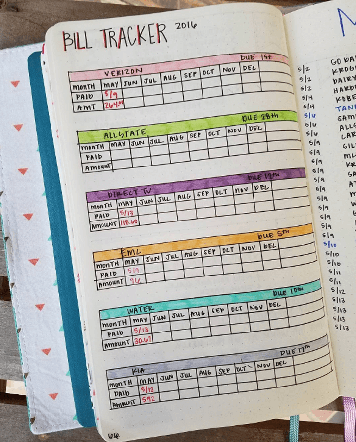 bill tracker