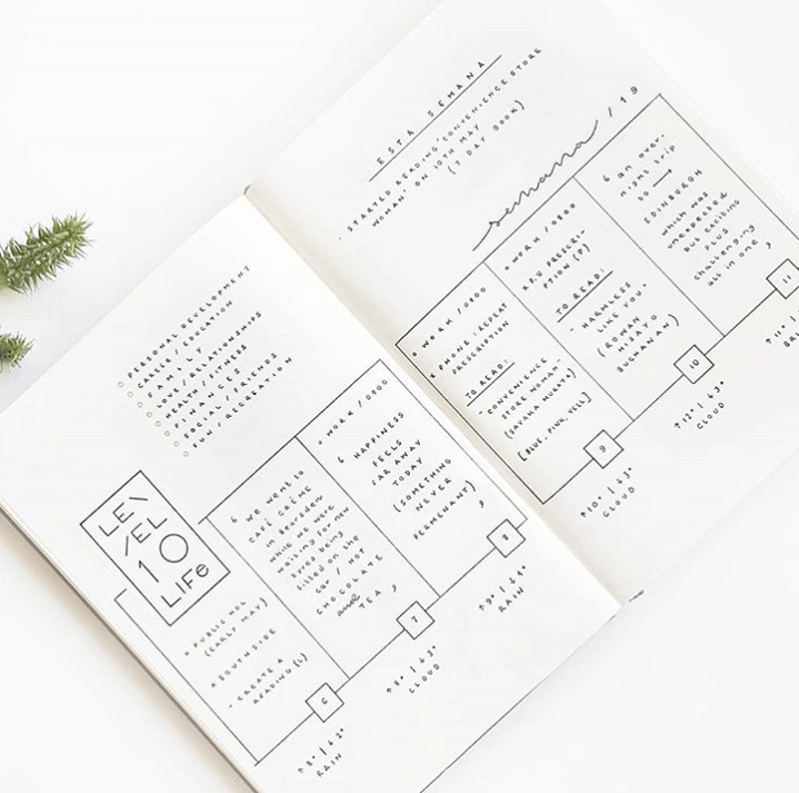 organized bullet journal planner