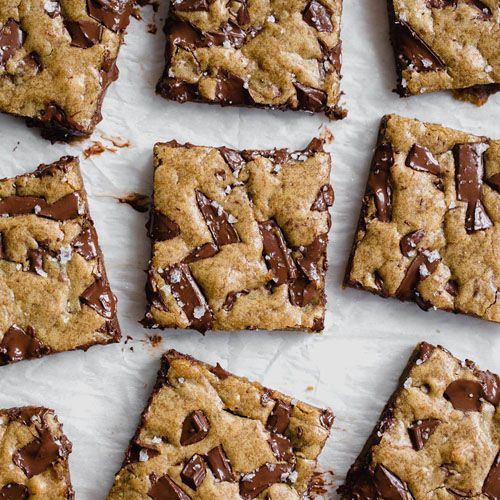 Chocolate chunk blondies