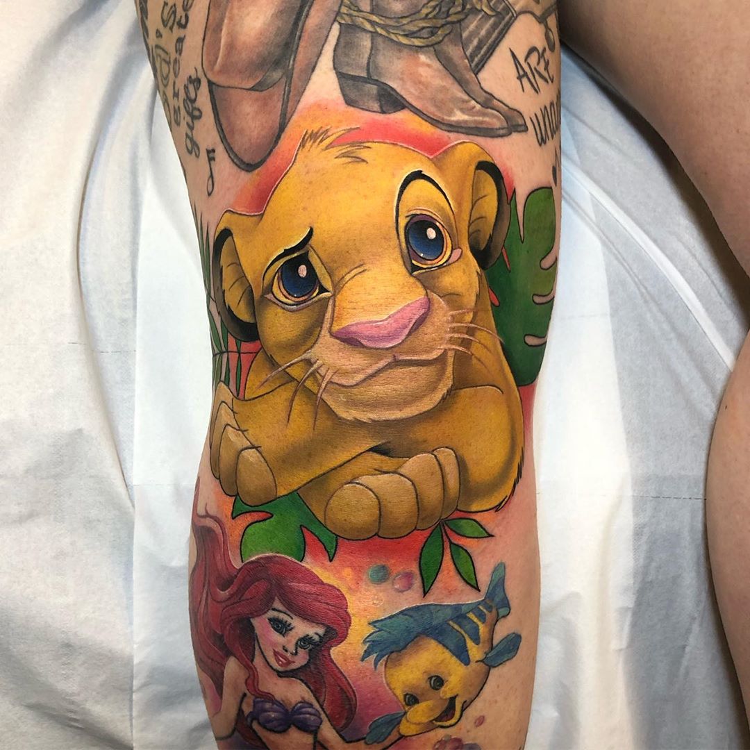 25 Magical Disney Tattoo Ideas That Will Inspire You - Mom's Got the Stuff