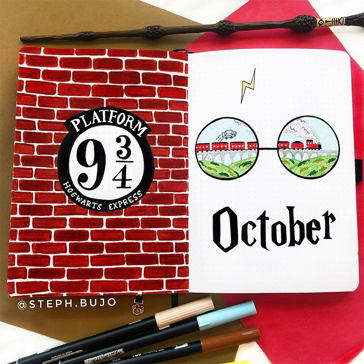 platform 9 3/4 october cover page