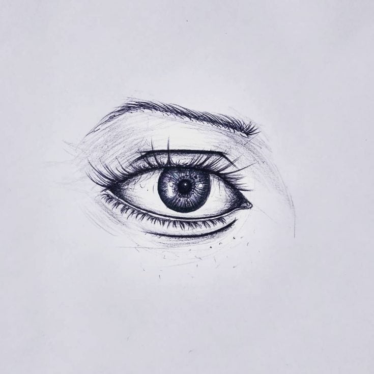 18 Creative Ideas for How to Draw Eyes - Mom's Got the Stuff