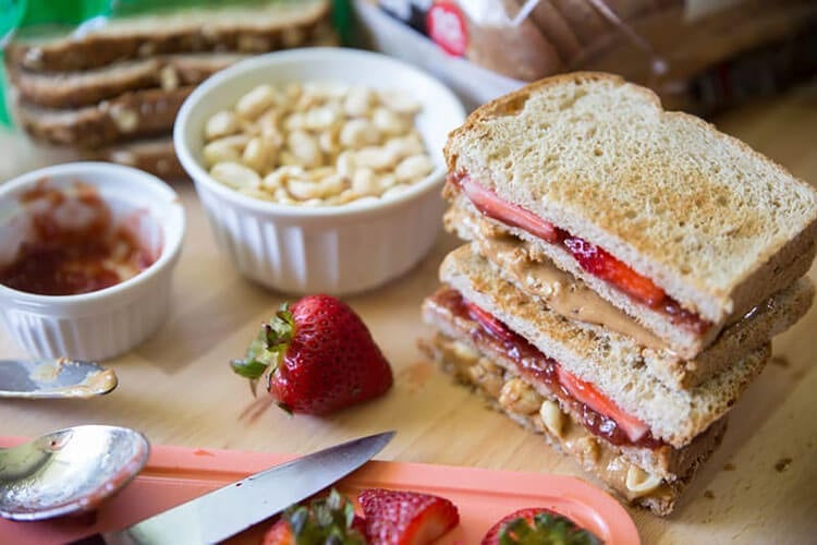Strawberry Peanut Butter and Jelly