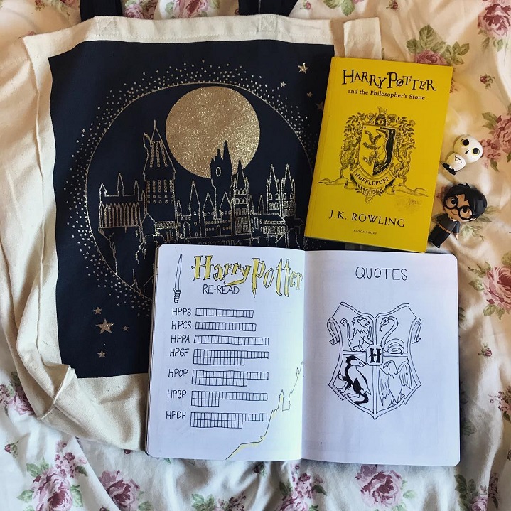 harry potter reading tracker