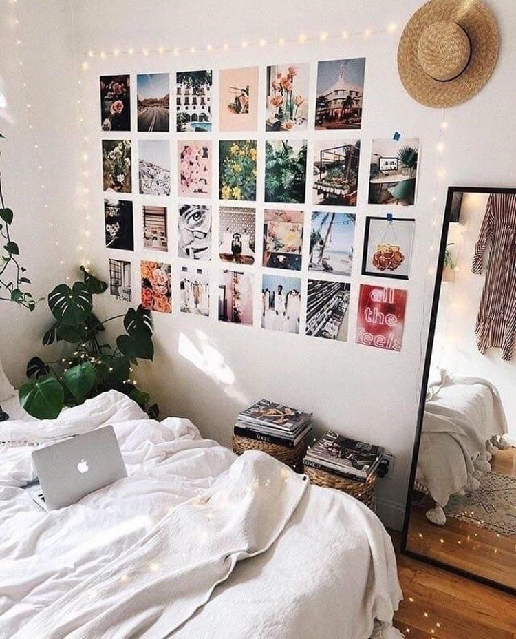 13 Polaroid Collage Ideas for Your Bedroom - Mom's Got the Stuff