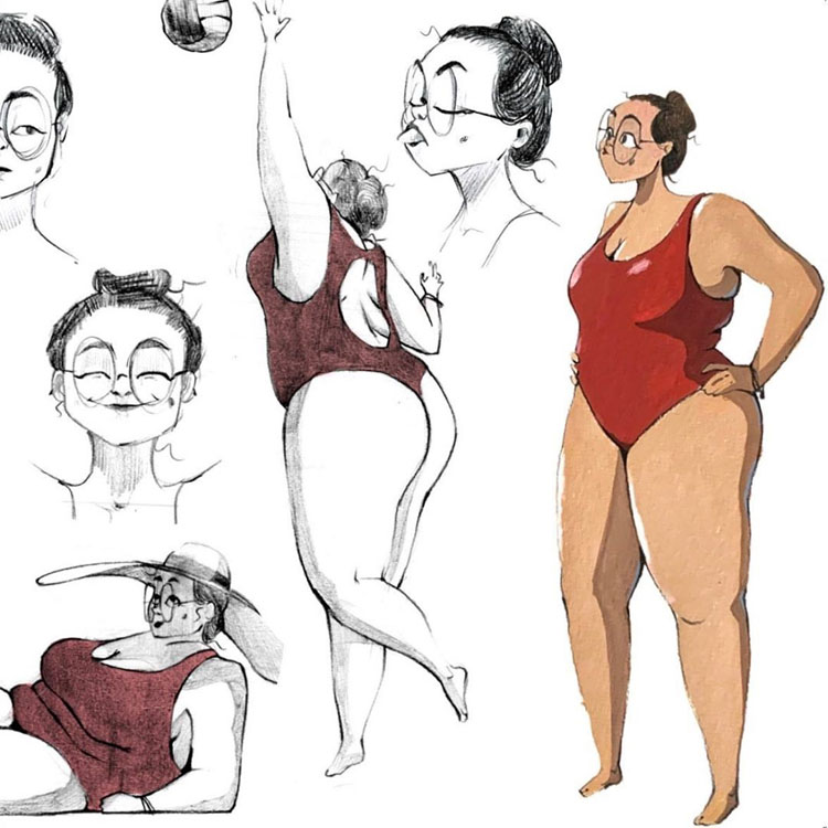 GIRL PLAYING VOLLYBALL