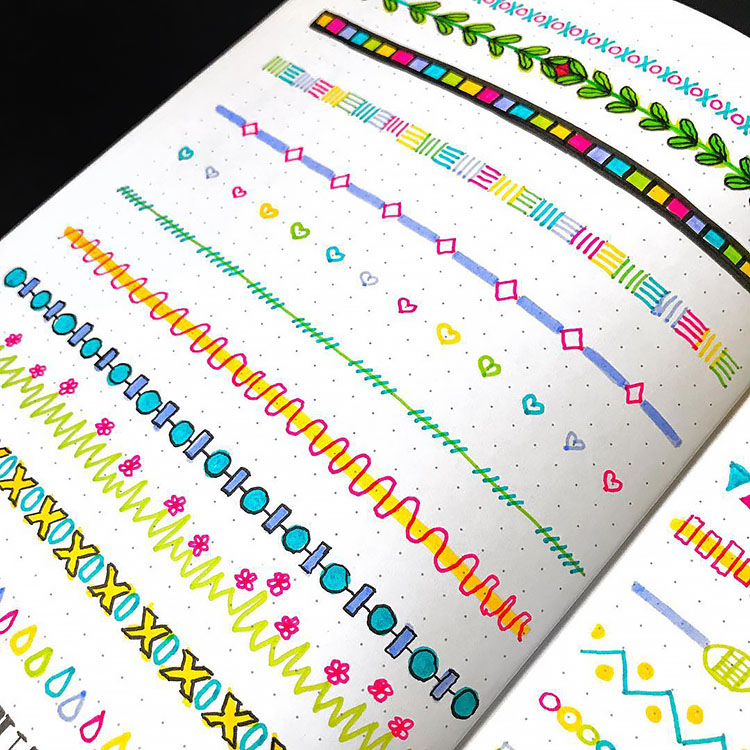 colorful dividers