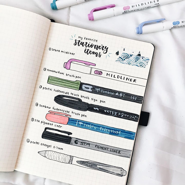 stationery items