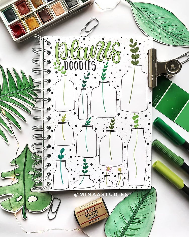 plant doodles