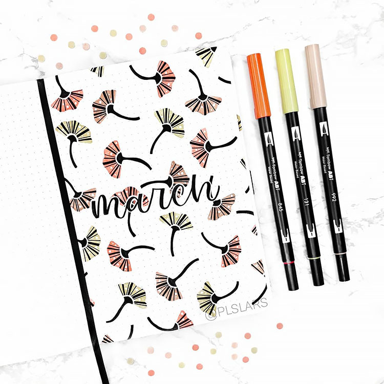 fan style flowers