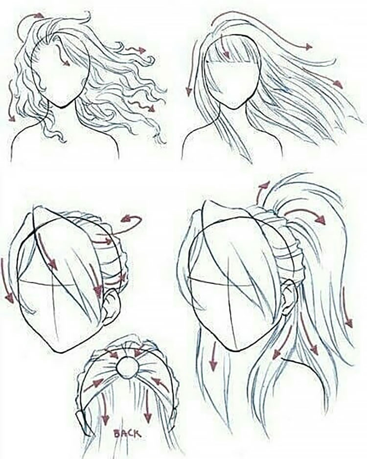 HAIR BLOWING IN THE WIND