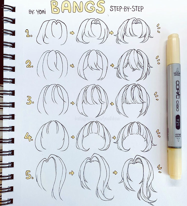 STEP-BY-STEP BANGS TUTORIAL