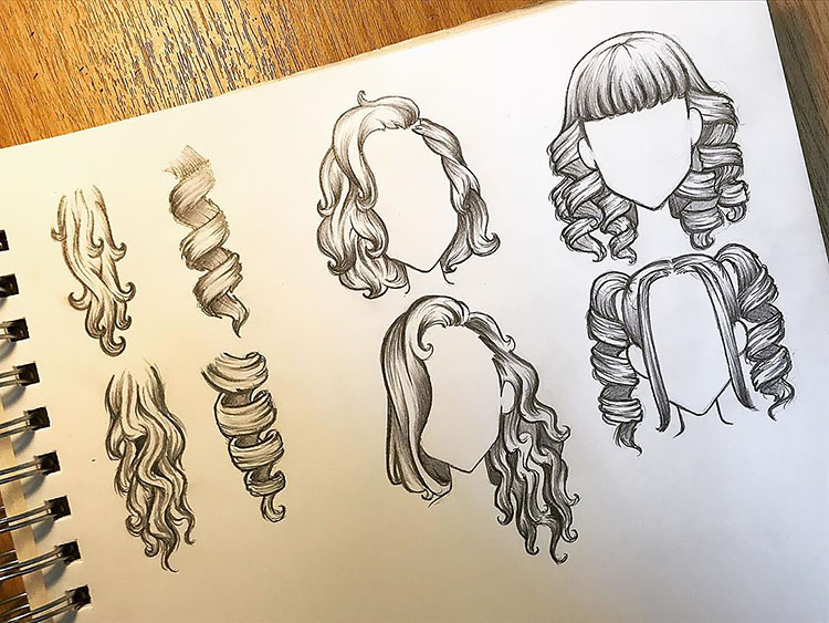 CURLY HAIR STYLES
