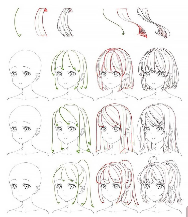 ANIME HAIRSTYLES