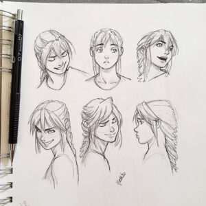 cartoon facial expressions 12