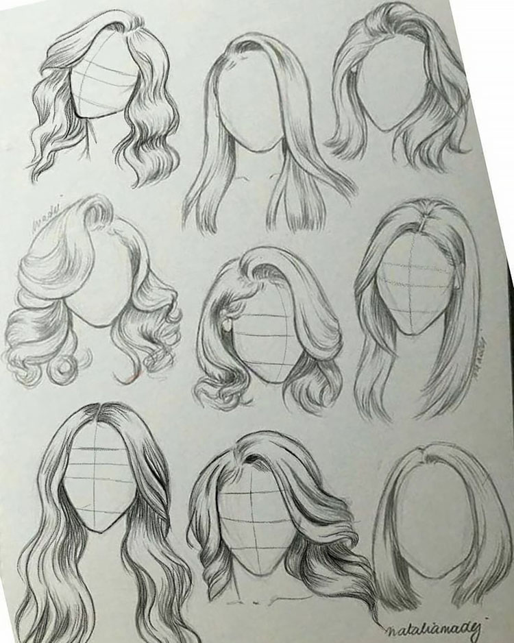 NINE HAIRSTYLES