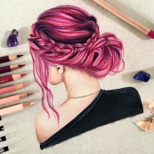 hair drawing ideas 20