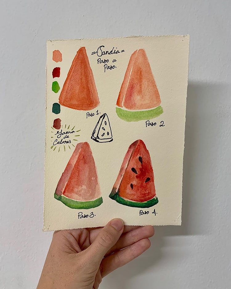 WATERCOLOR WATERMELON