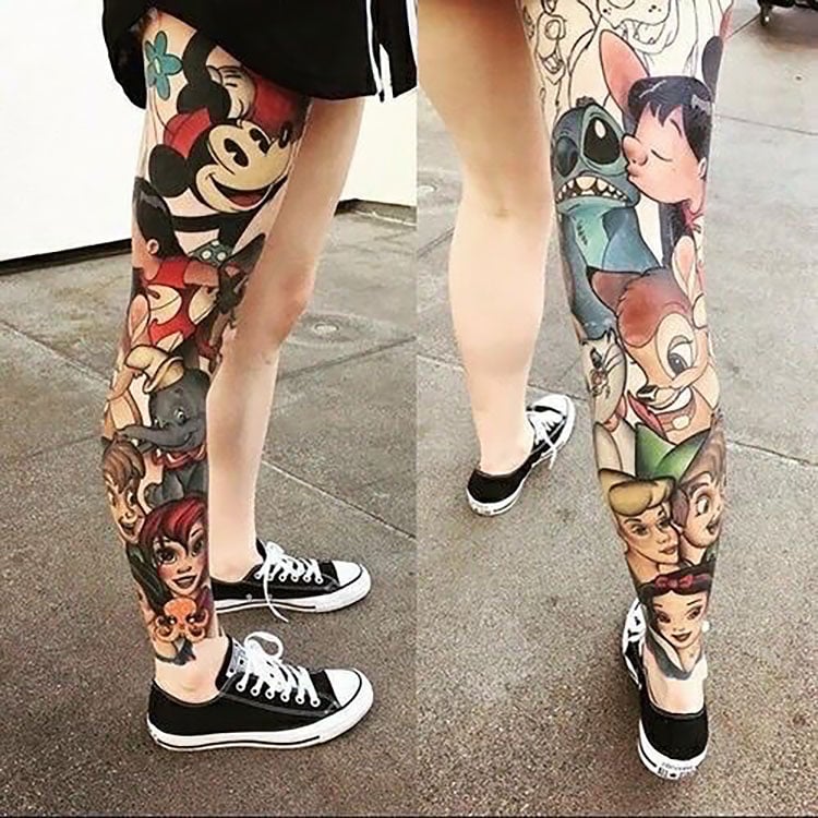 250 Best Disney Tattoo Designs 2023 Simple Small Themed Ideas from  Disneyland World