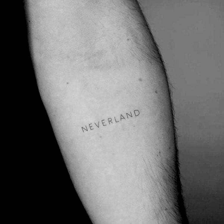 neverland tattoo