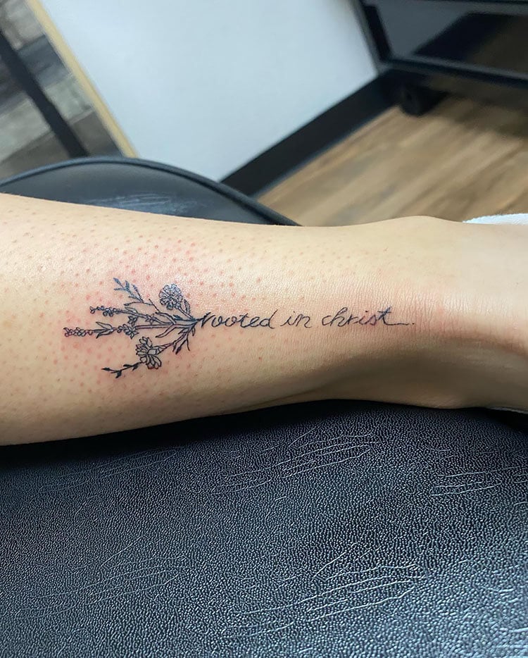 Saved by Grace Tattoo