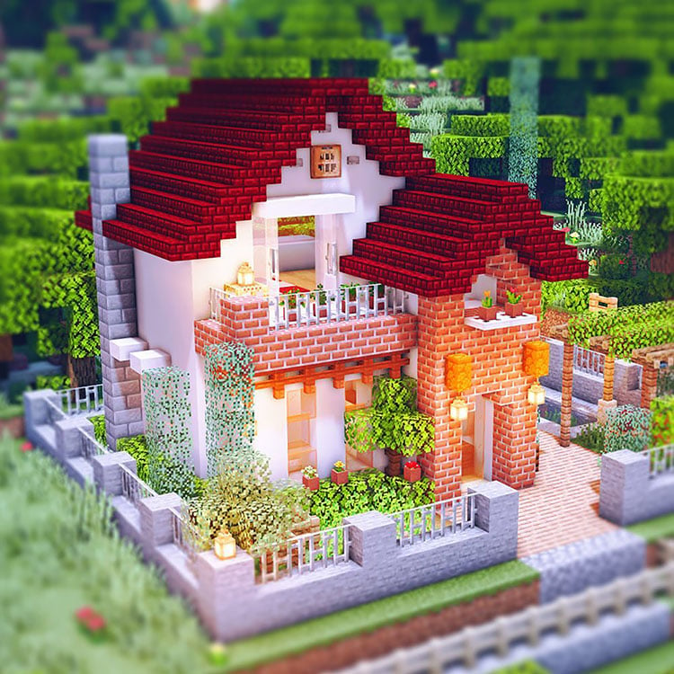 minecraft tiny house