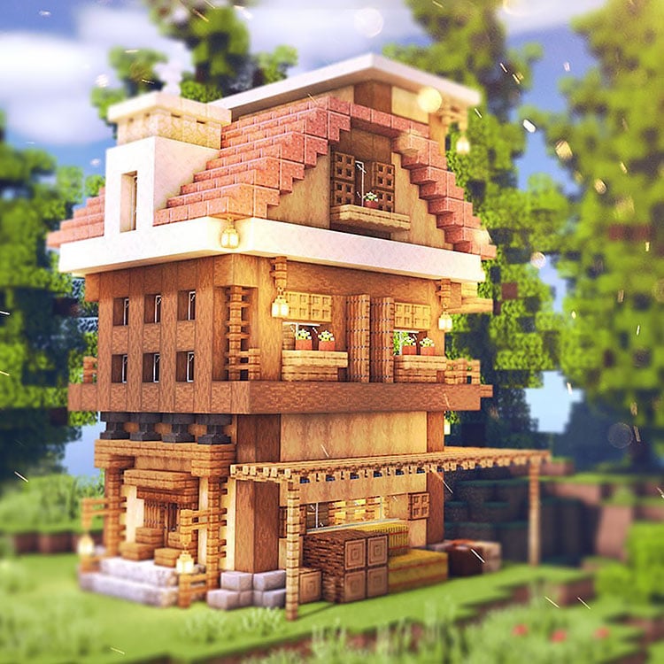 Featured image of post The Best 16 Cute Minecraft House Tutorial Easy