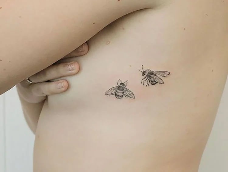 two bees