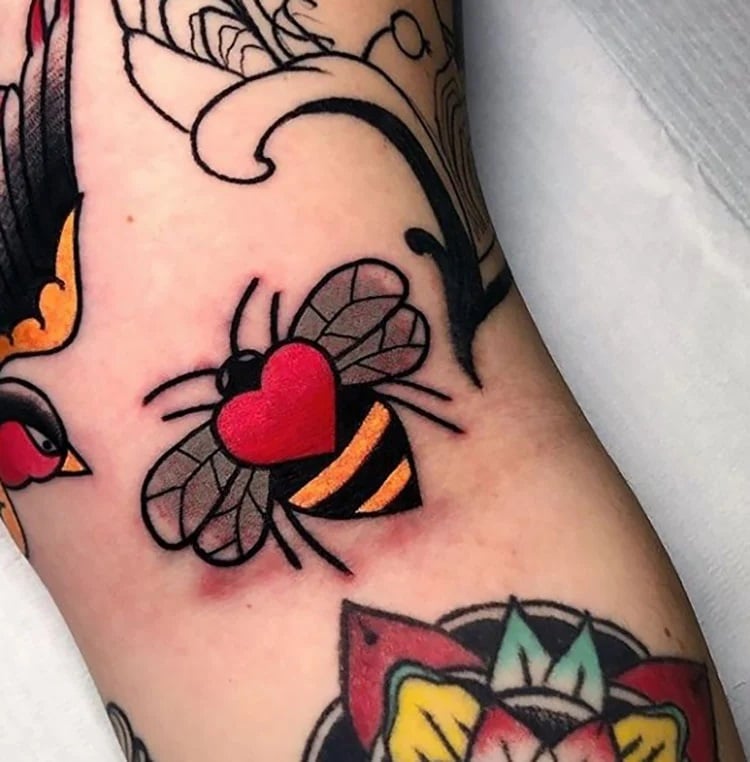 Details more than 78 cute bumble bee tattoo best  thtantai2