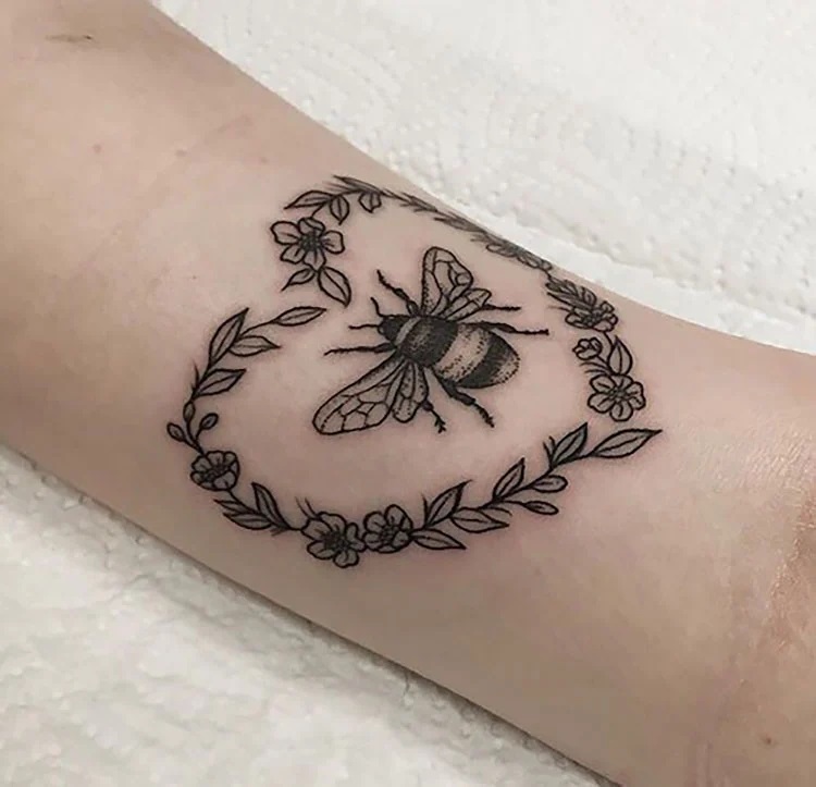 bee in heart