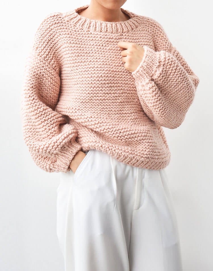 knitting pullover