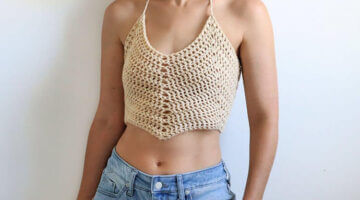 crochet crop top pattern