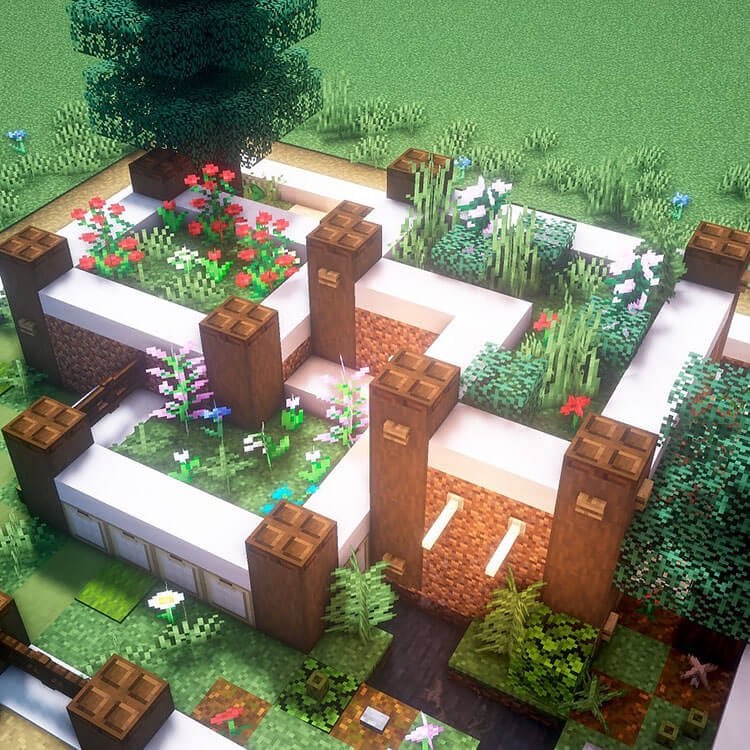 20 Awesome Minecraft Garden Ideas Mom S Got The Stuff   Minecraft Garden Ideas 4 