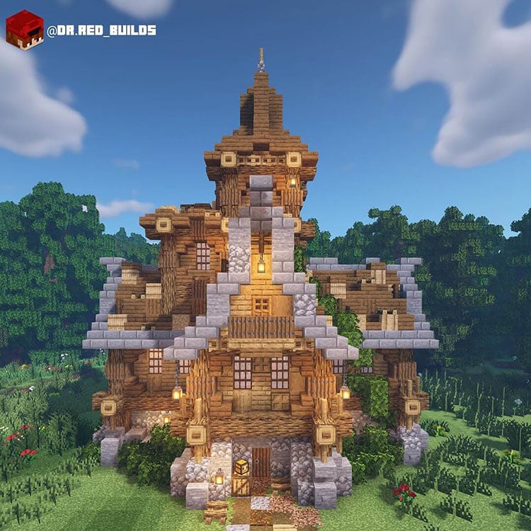 minecraft medieval house