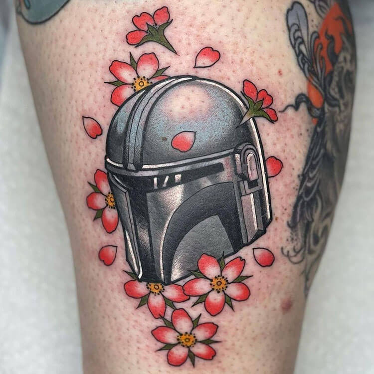 Top 37 Mandalorian Tattoo Ideas  2021 Inspiration Guide