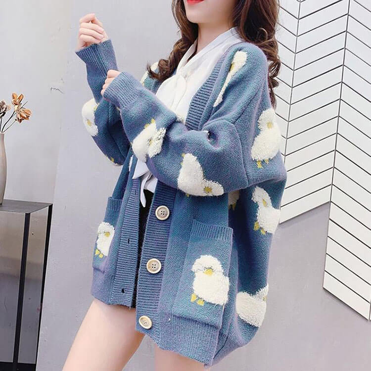 Fluffy Sheep Cardigan