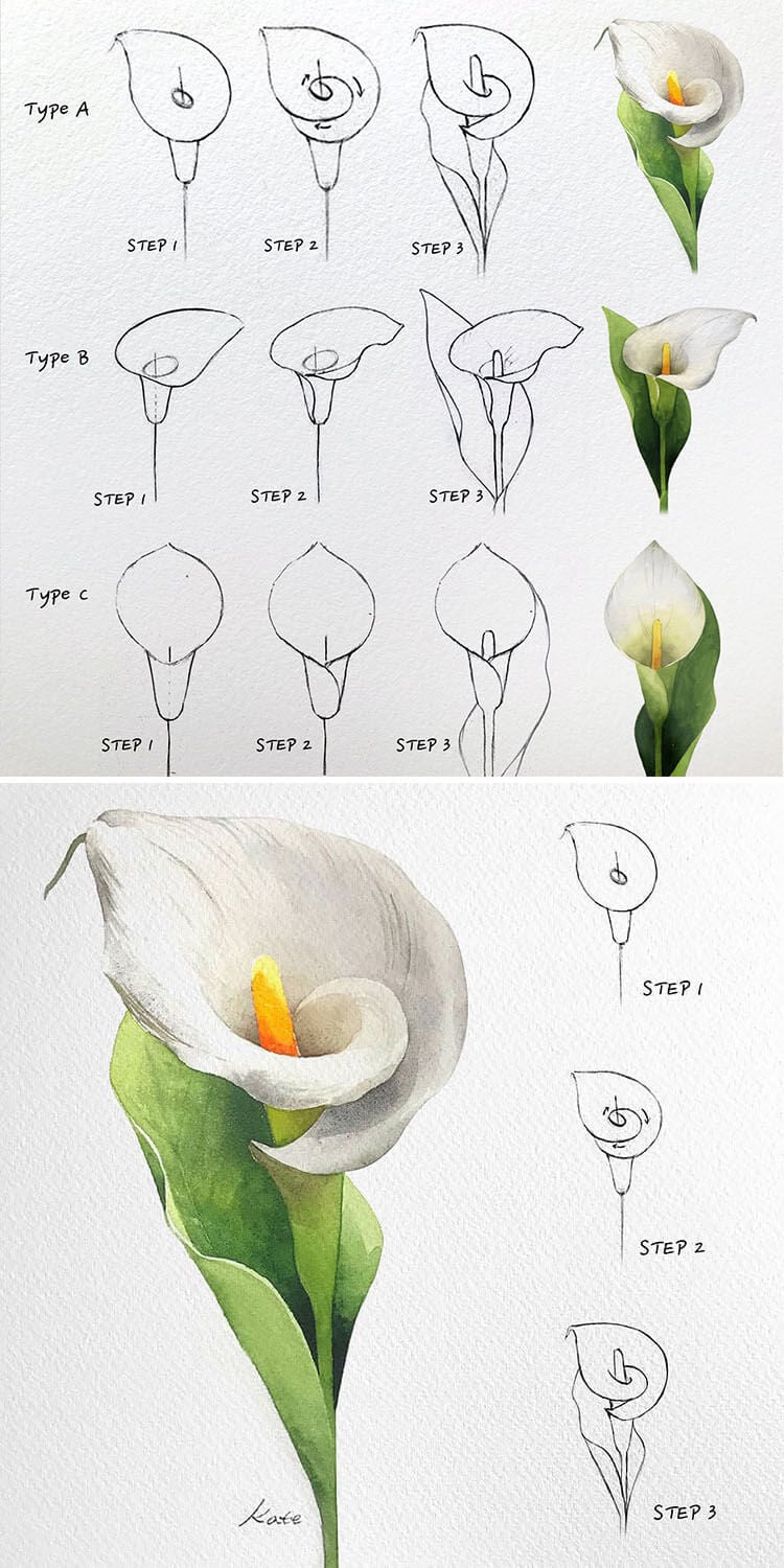 simple flower tutorial