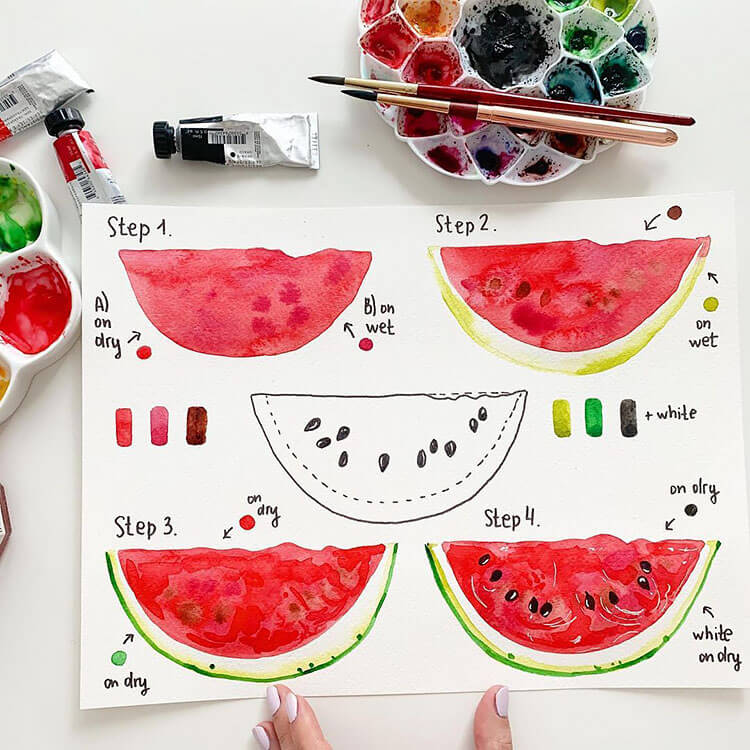 WATERCOLOR WATERMELON