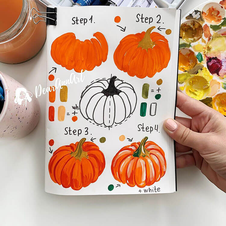 WATERCOLOR PUMPKIN