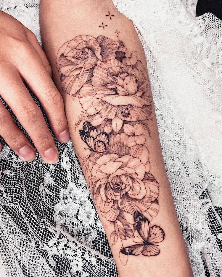 60+ Beautiful Tattoos of Butterflies You’ll Love - No Blog Title Set