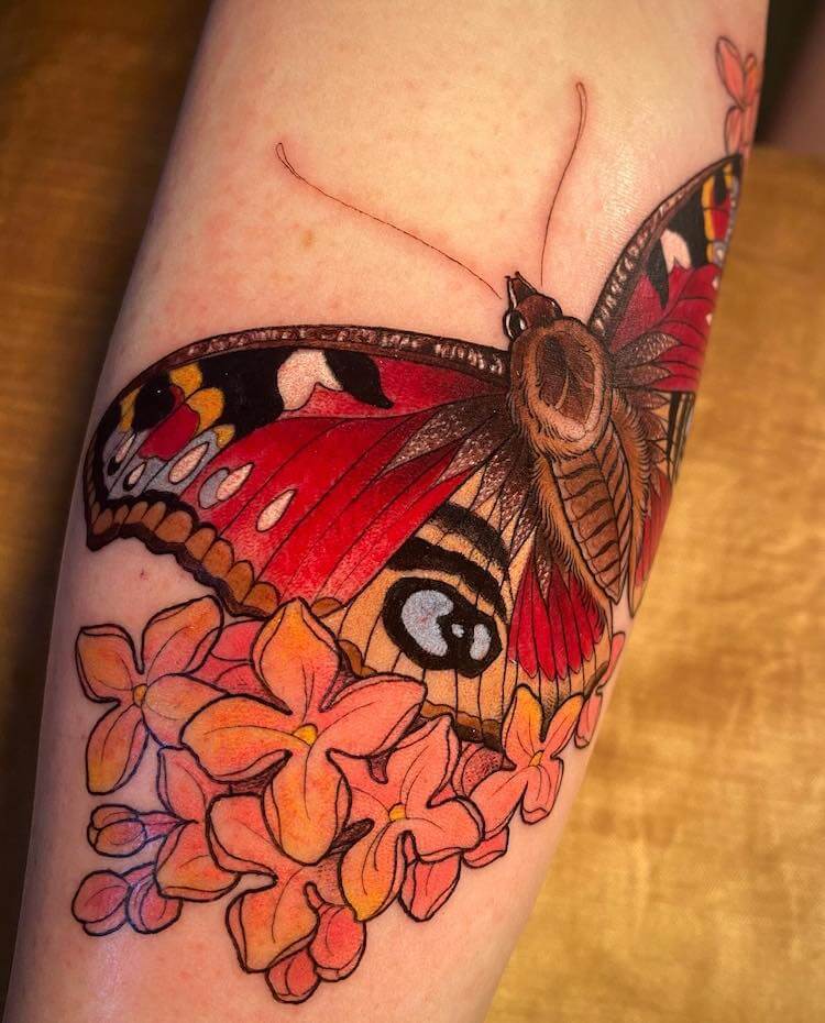 Solid butterfly by Rique Corner at Heimwärts Tattoo Collective in Linz am  Rhein Germany   Traditional butterfly tattoo Butterfly tattoo designs Monarch  tattoo