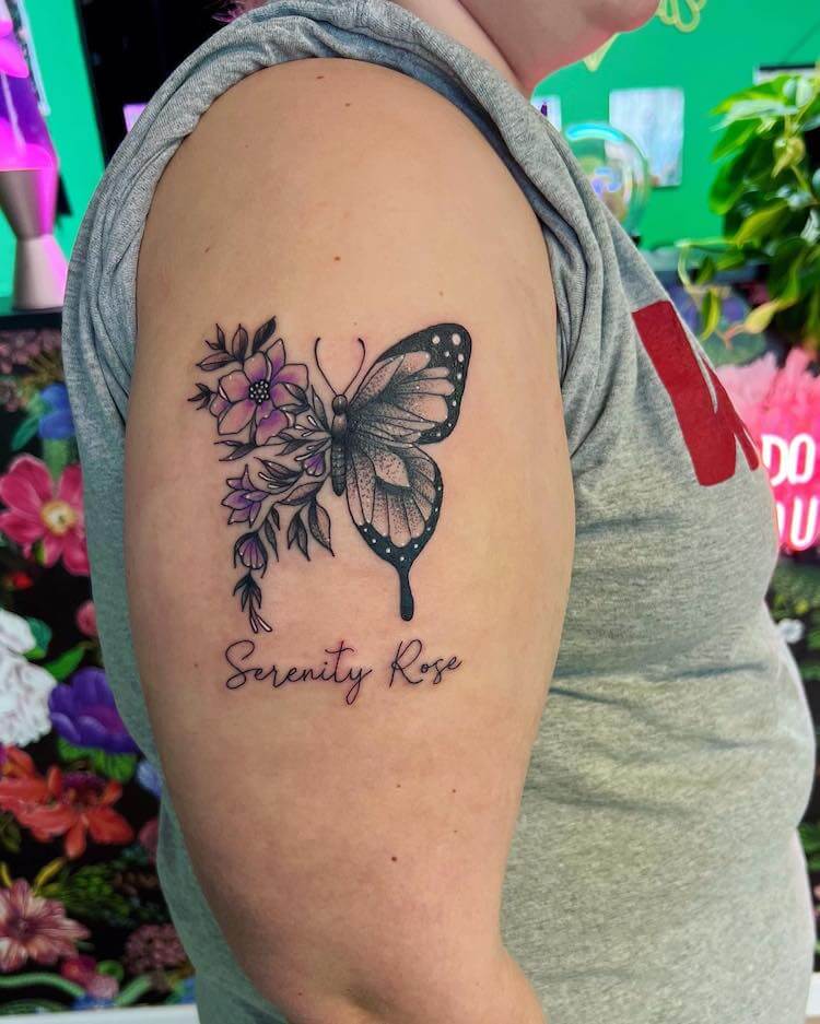 Tattoo uploaded by INCK Tattoos  Done by Marieke Bouwman  Resident  Artist tat tatt tattoo tattoos amazingtattoo ink inked inkedup  amazingink flower flowers butterfly butterflytattoo Butterflies dot  dotwork dotworktattoo 