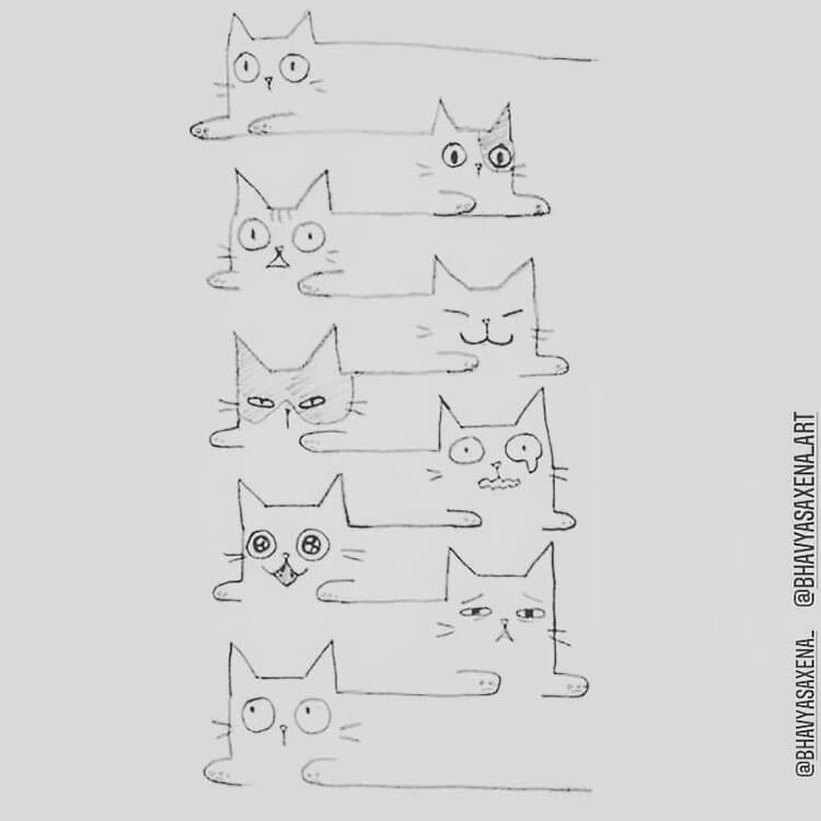 FUN CAT DOODLES