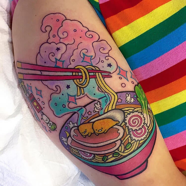 15 Colorful and Cute Kawaii Tattoo Ideas for Women Mom's Got the Stuff