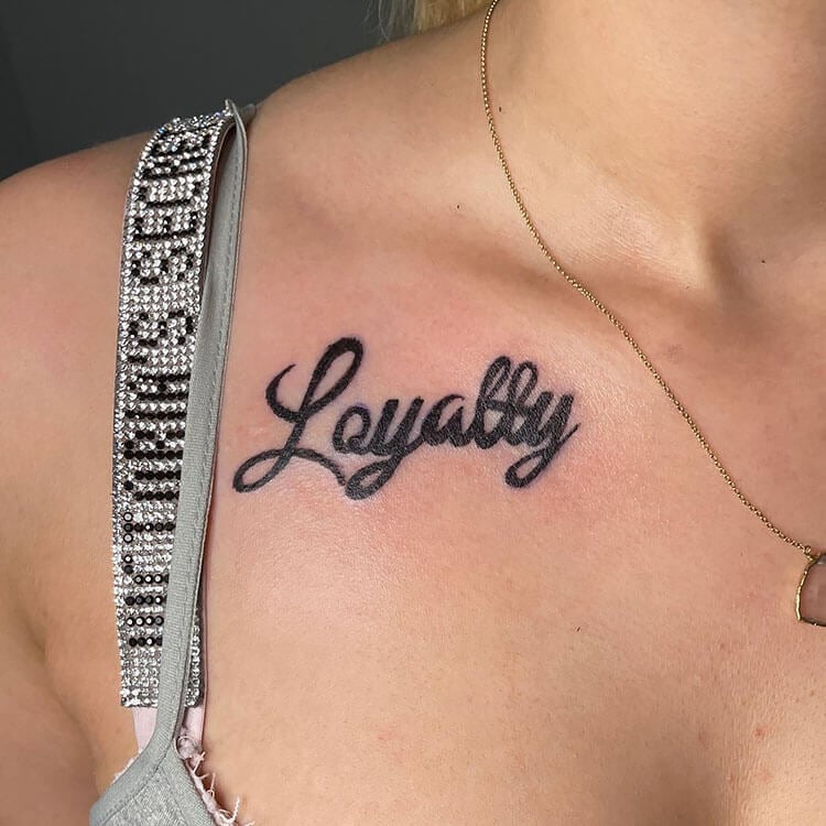 Tattoo uploaded by Amoy Amonte  LOVE tattoo Loyalty Out Values Everything  tattoo Amoy Amonte  Tattoodo