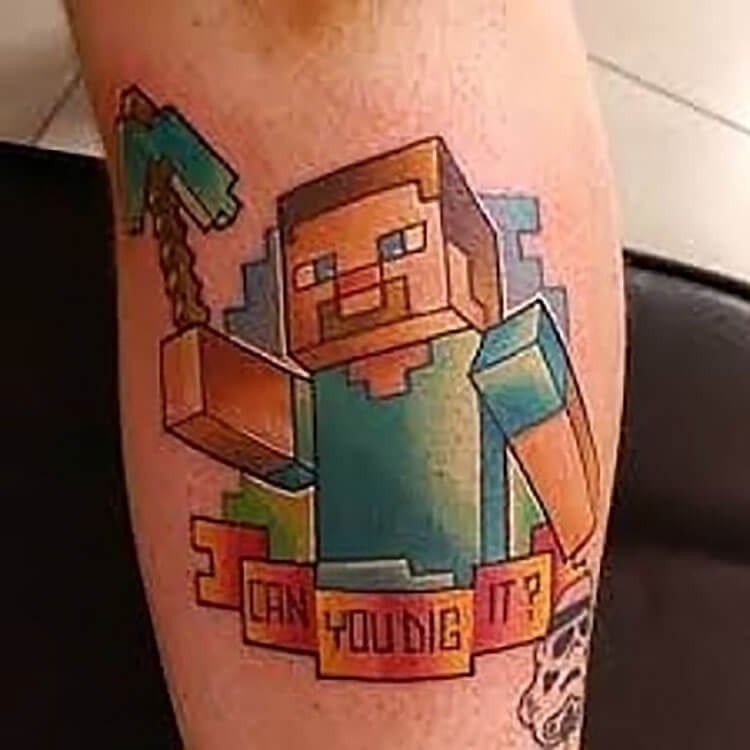 16 Cool Minecraft Tattoo Ideas Mom's Got the Stuff