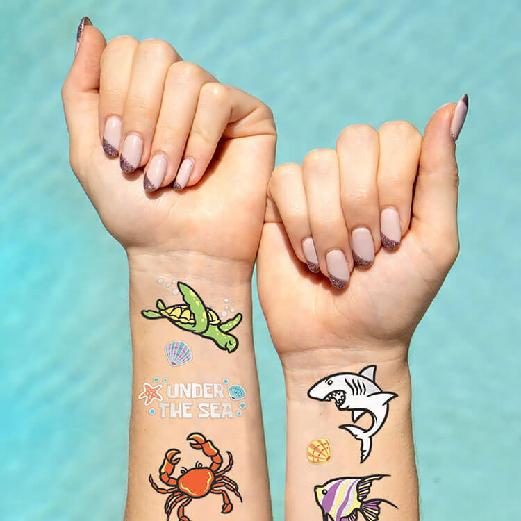 Underwater Sea Creatures Tattoos