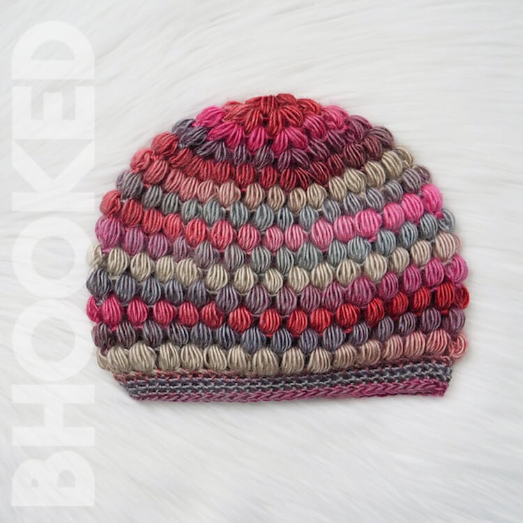 puff stitch hat