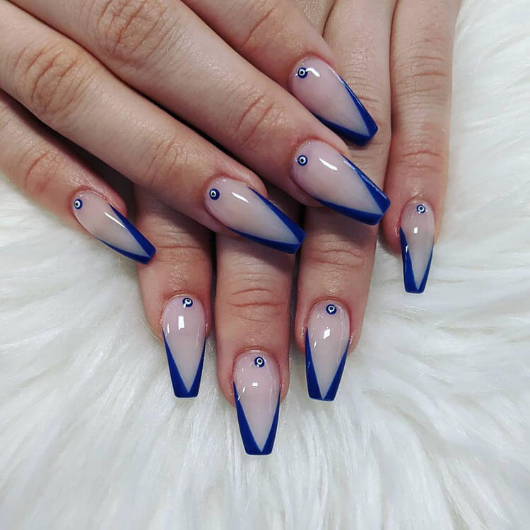 triangle tip nails